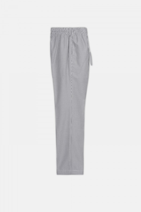 Womens Chef Trouser Relaxed Fit Elastic Waist Poly Viscose 